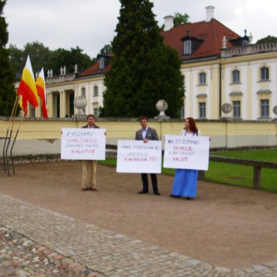 Pikieta rautu w Białymstoku