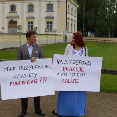 Pikieta rautu w Białymstoku